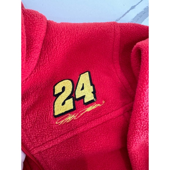 Columbia Jeff Gordon 24 Fleece Jacket Red Youth Size Small‎ (8) - Picture 10 of 10